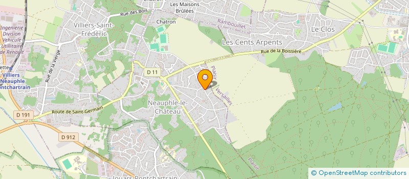 localisation de l'entreprise LA RENARDE  NEAUPHLE-LE-CHATEAU