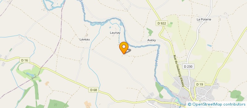 localisation de l'entreprise LA RENARDIERE  CIVRAY