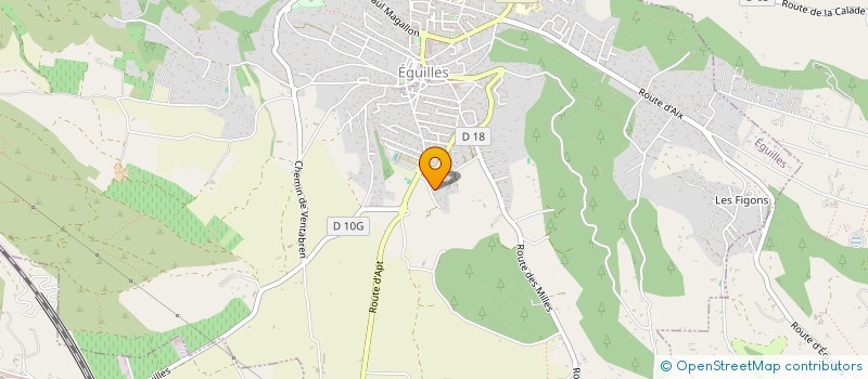 localisation de l'entreprise LA RENARDIERE à EGUILLES