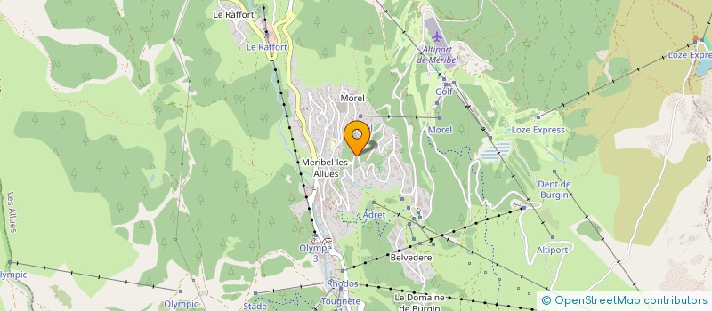 localisation de l'entreprise LA RENARDIERE  LES ALLUES