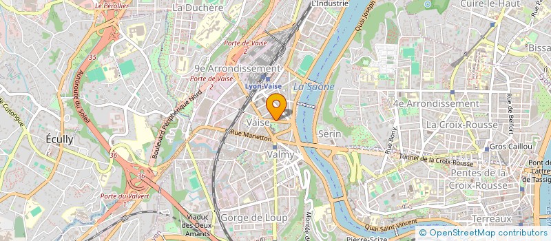 localisation de l'entreprise LA RENARDIERE  LYON