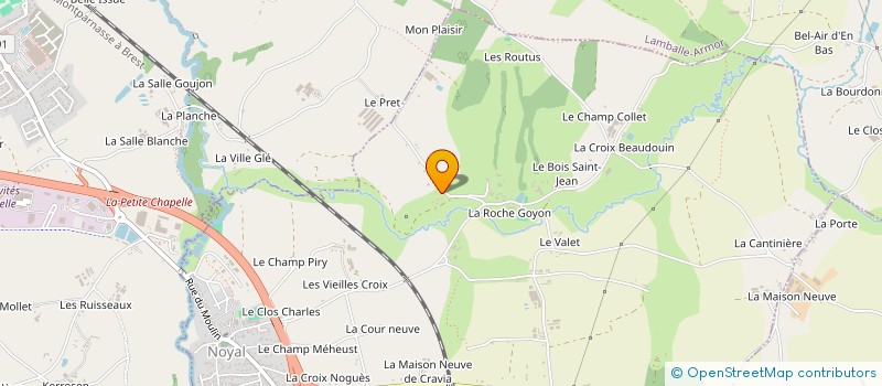 localisation de l'entreprise LA RENARDIERE  NOYAL