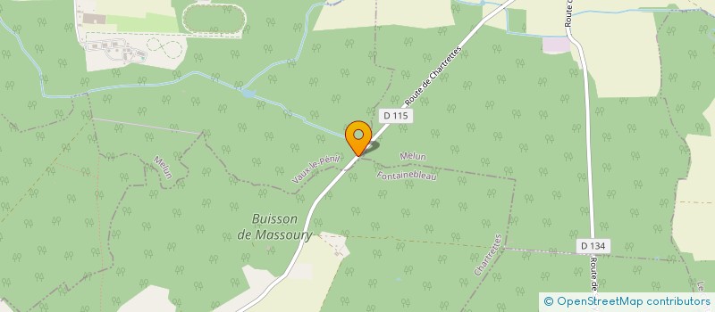 localisation de l'entreprise LA RENARDIERE  CHARTRETTES