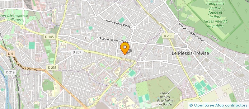 localisation de l'entreprise LA RENARDIERE à CHAMPIGNY-SUR-MARNE