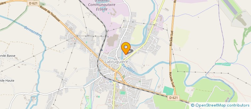 localisation de l'entreprise LA RENARDIERE  LABRUGUIERE