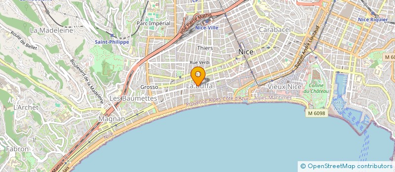 localisation de l'entreprise LA RENARDIERE à NICE