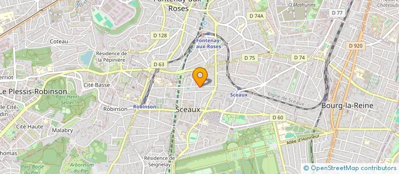 localisation de l'entreprise LA RENARDIERE à SCEAUX