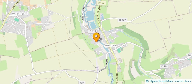 localisation de l'entreprise LA RENARDIERE  GUEURES