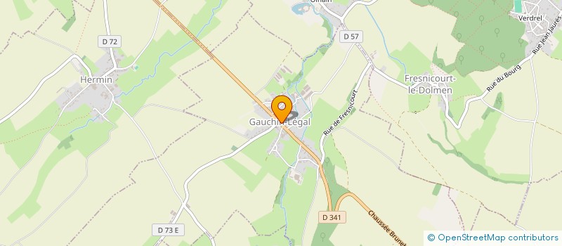 localisation de l'entreprise LA RENARDIERE  GAUCHIN-LEGAL