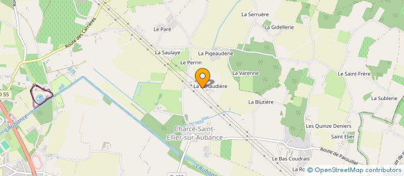 localisation de l'entreprise LA RENAUDIERE  BRISSAC LOIRE AUBANCE