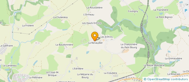 localisation de l'entreprise LA RENAUDIERE à LES HERBIERS