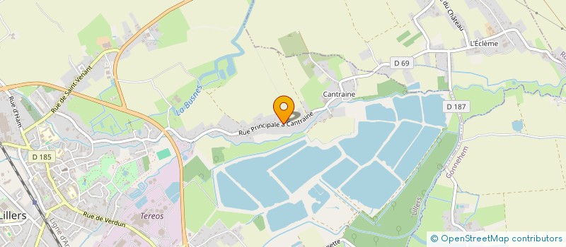 localisation de l'entreprise LA RENAUDIERE  LILLERS