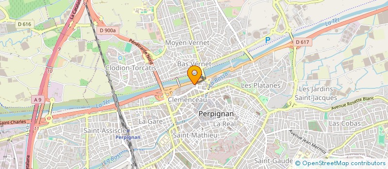 localisation de l'entreprise LA RENCONTRE à PERPIGNAN
