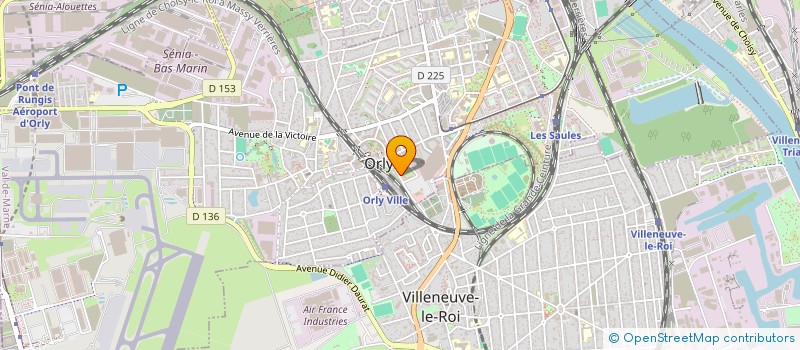 localisation de l'entreprise LA RENCONTRE DE NOS REGARDS  ORLY