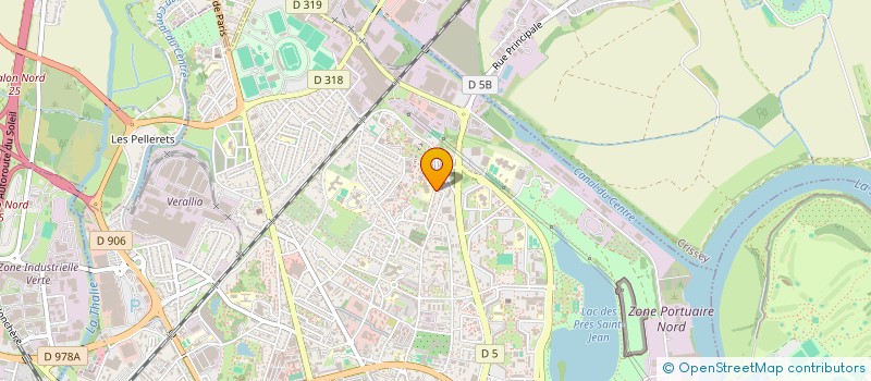localisation de l'entreprise LA RENCONTRE INTERIEURE à CHALON-SUR-SAONE