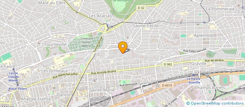 localisation de l'entreprise LA RENCONTRE SPECTACLES à LE HAVRE