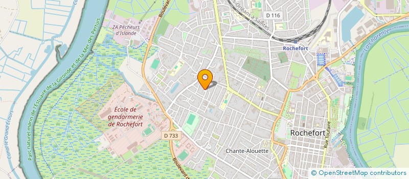 localisation de l'entreprise LA RENGAINE DU ROCK  ROCHEFORT