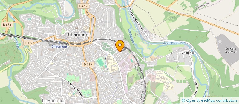 localisation de l'entreprise LA RENNE à LUZY-SUR-MARNE