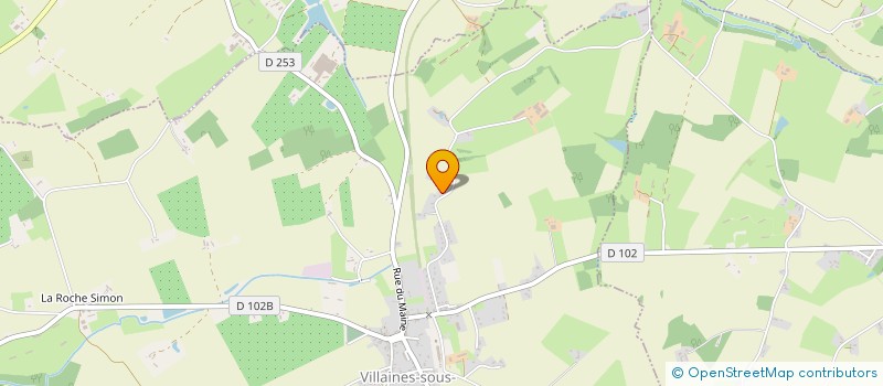 localisation de l'entreprise LA RENOUILLERE à BOUSSE