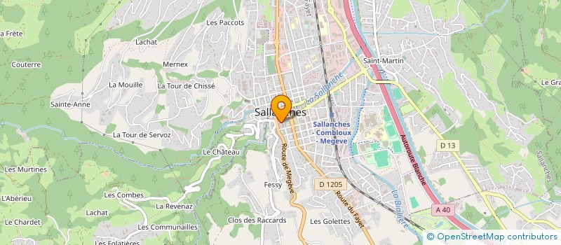 localisation de l'entreprise LA RENOV' BRIGADE  SALLANCHES