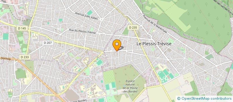 localisation de l'entreprise LA RENOVATION DE L'HABITAT à LE PLESSIS-TREVISE