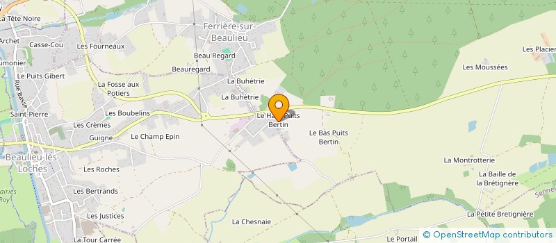 localisation de l'entreprise LA RENOVATION DU PARTICULIER à FERRIERE-SUR-BEAULIEU