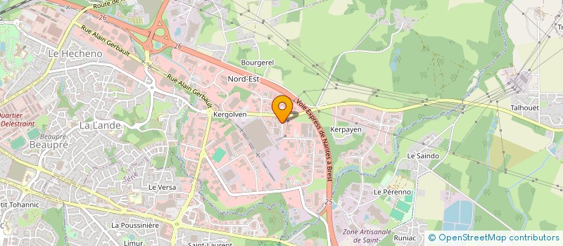 localisation de l'entreprise LA RENOVATION IMMOBILIERE SARL à VANNES