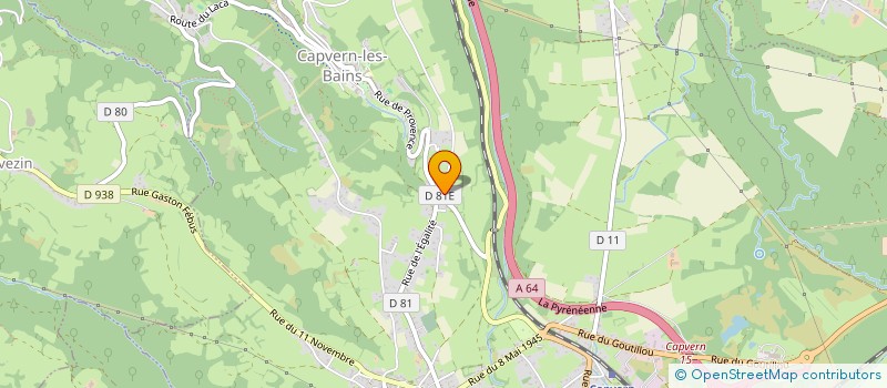 localisation de l'entreprise LA RENOVATION PYRENEENNE à MAUVEZIN