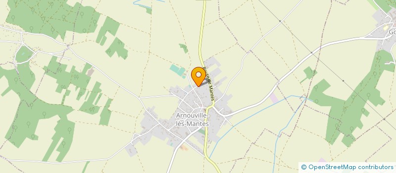 localisation de l'entreprise LA RENOVATRICE à ARNOUVILLE-LES-MANTES