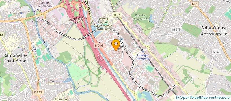 localisation de l'entreprise LA RENOVATRICE  LABEGE