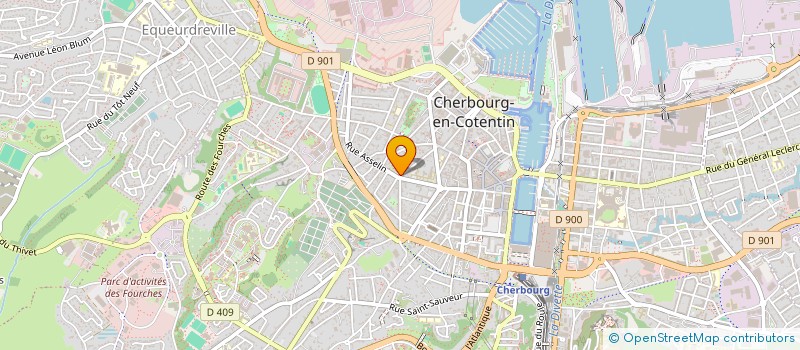 localisation de l'entreprise LA REPARETTE  CHERBOURG-EN-COTENTIN