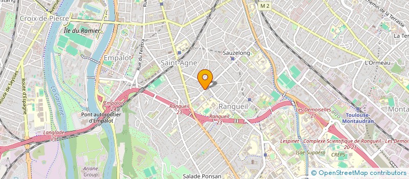 localisation de l'entreprise LA REPARTIE  TOULOUSE