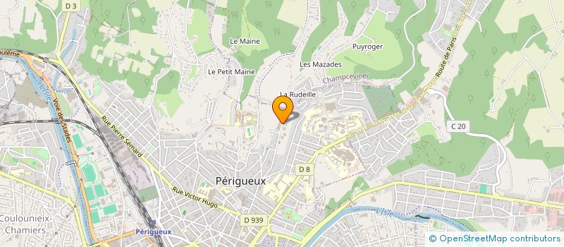 localisation de l'entreprise LA REPASSERIE à PERIGUEUX