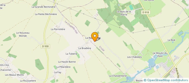 localisation de l'entreprise LA REPESSERIE à CRULAI