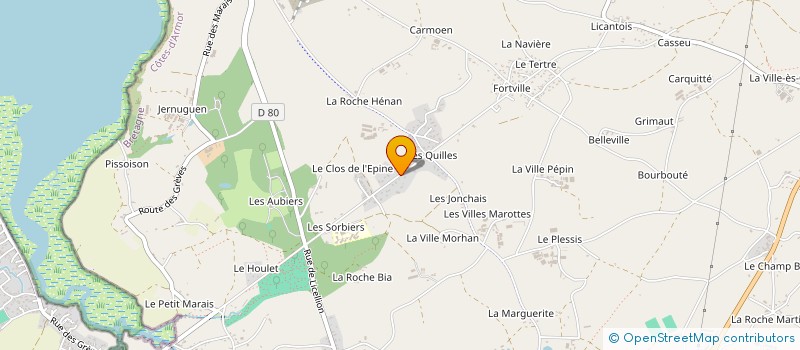 localisation de l'entreprise LA REPONSE QUATRE  HILLION