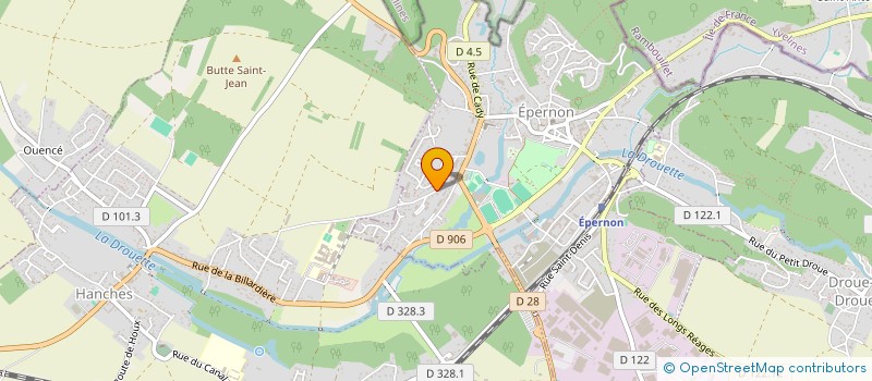 localisation de l'entreprise LA REPOSEE 28 à EPERNON