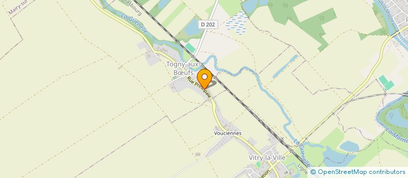 localisation de l'entreprise LA REPOSEE  TOGNY-AUX-BUFS