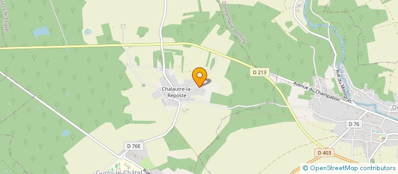 localisation de l'entreprise LA REPOSTE  GURCY-LE-CHATEL