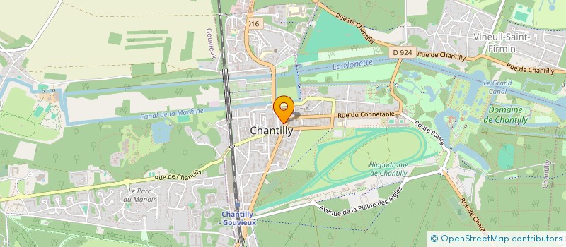 localisation de l'entreprise LA REPRISE  CHANTILLY