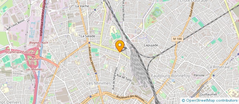 localisation de l'entreprise LA REPRODUCTION  TOULOUSE