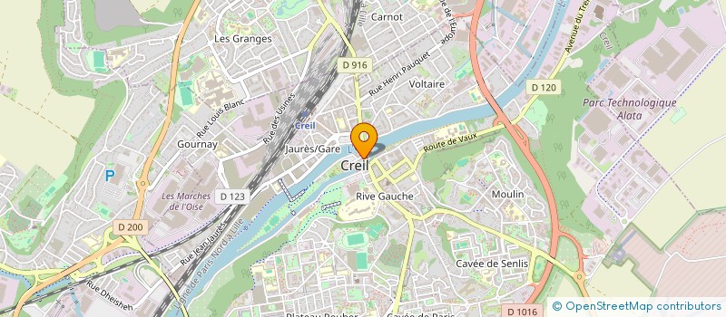 localisation de l'entreprise LA REPUBBLICA  CREIL