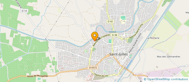 localisation de l'entreprise LA REPUBLIQUE  SAINT-GILLES