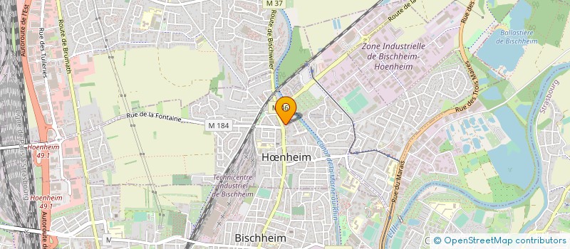 localisation de l'entreprise LA REPUBLIQUE 62  HNHEIM