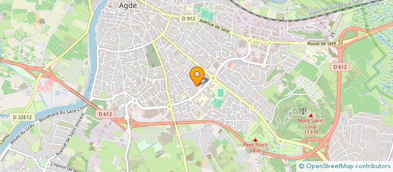 localisation de l'entreprise LA REPUBLIQUE  AGDE