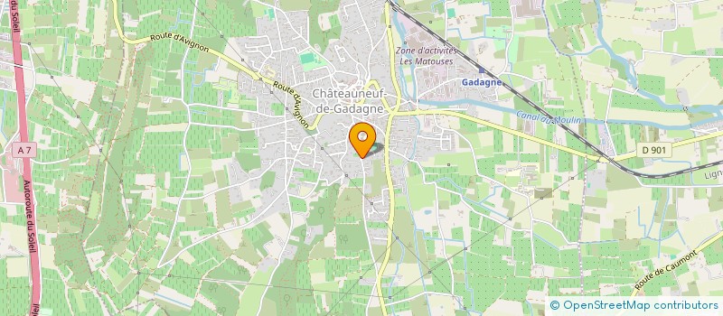 localisation de l'entreprise LA REPUBLIQUE DES GALETS  CHATEAUNEUF-DE-GADAGNE