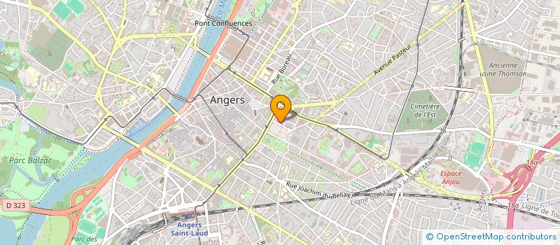 localisation de l'entreprise LA REPUBLIQUE DES MAIRES ET DES ELUS LOCAUX  ANGERS