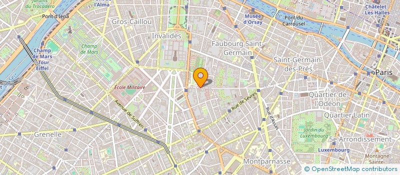 localisation de l'entreprise LA REPUBLIQUE DU BAGAGE à PARIS