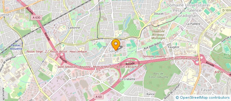 localisation de l'entreprise LA REPUBLIQUE EN ROUES LIBRES à PESSAC