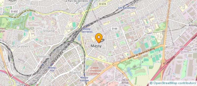 localisation de l'entreprise LA REPUBLIQUE SOCIALE 91 (LES AMIS DE) à MASSY