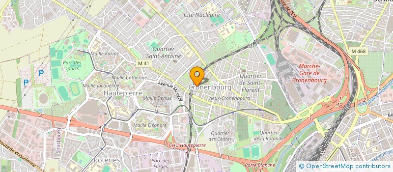 localisation de l'entreprise LA RESCOUSSE FRANCE à STRASBOURG